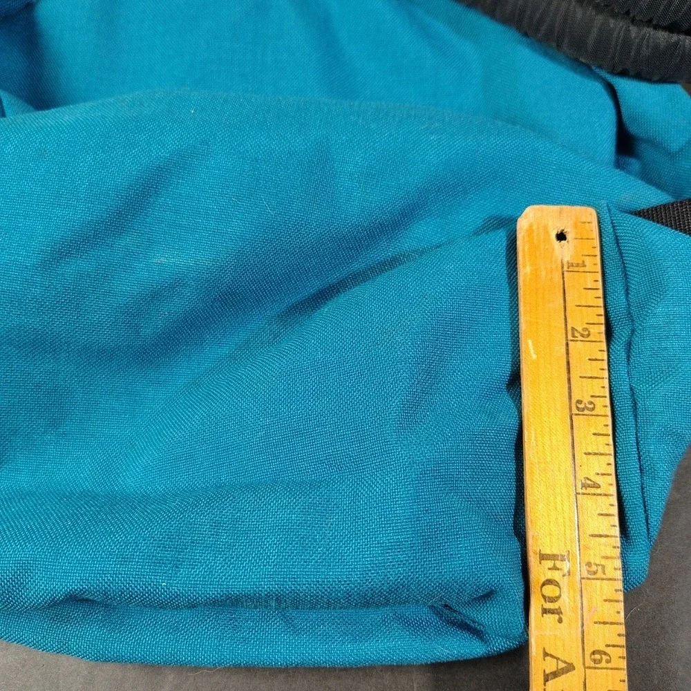 Vintage Caribou Mountaineering Backpack Teal Canvas Gorpcore Hiking Daypack